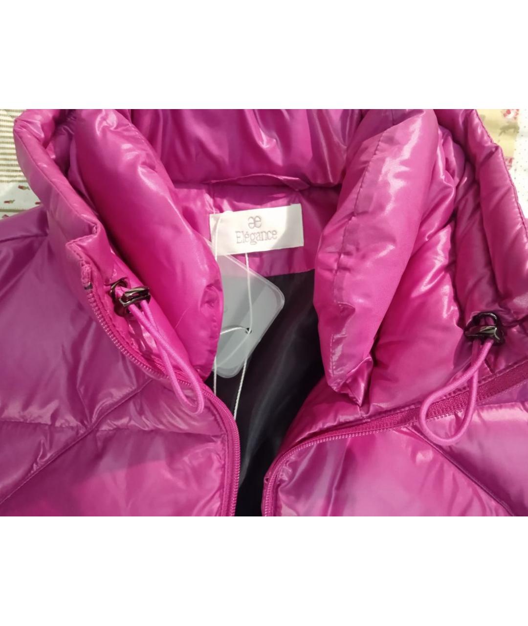 ELEGANCE Розовая полиамидовая куртка, фото 6