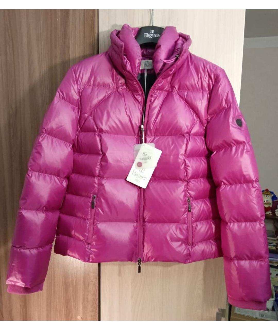 ELEGANCE Розовая полиамидовая куртка, фото 2