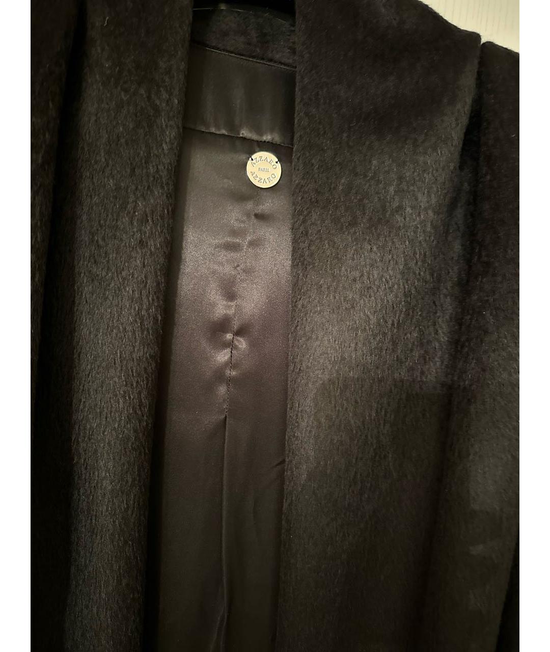 AZZARO Черное кашемировое пальто, фото 2
