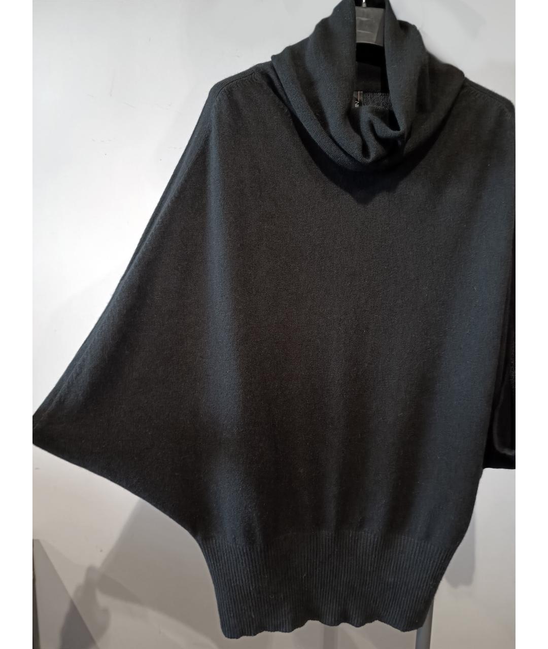 MARC CAIN Черный шерстяной джемпер / свитер, фото 4