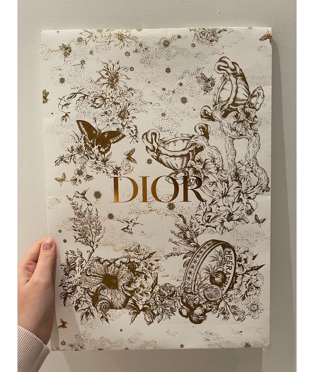CHRISTIAN DIOR Белая хлопковая футболка, фото 6
