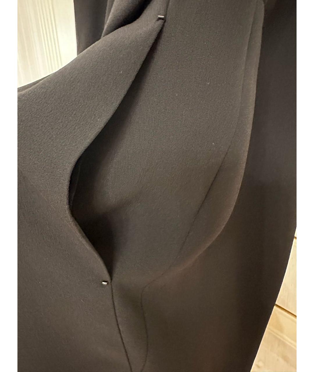 LOUIS VUITTON PRE-OWNED Черное креповое вечернее платье, фото 7