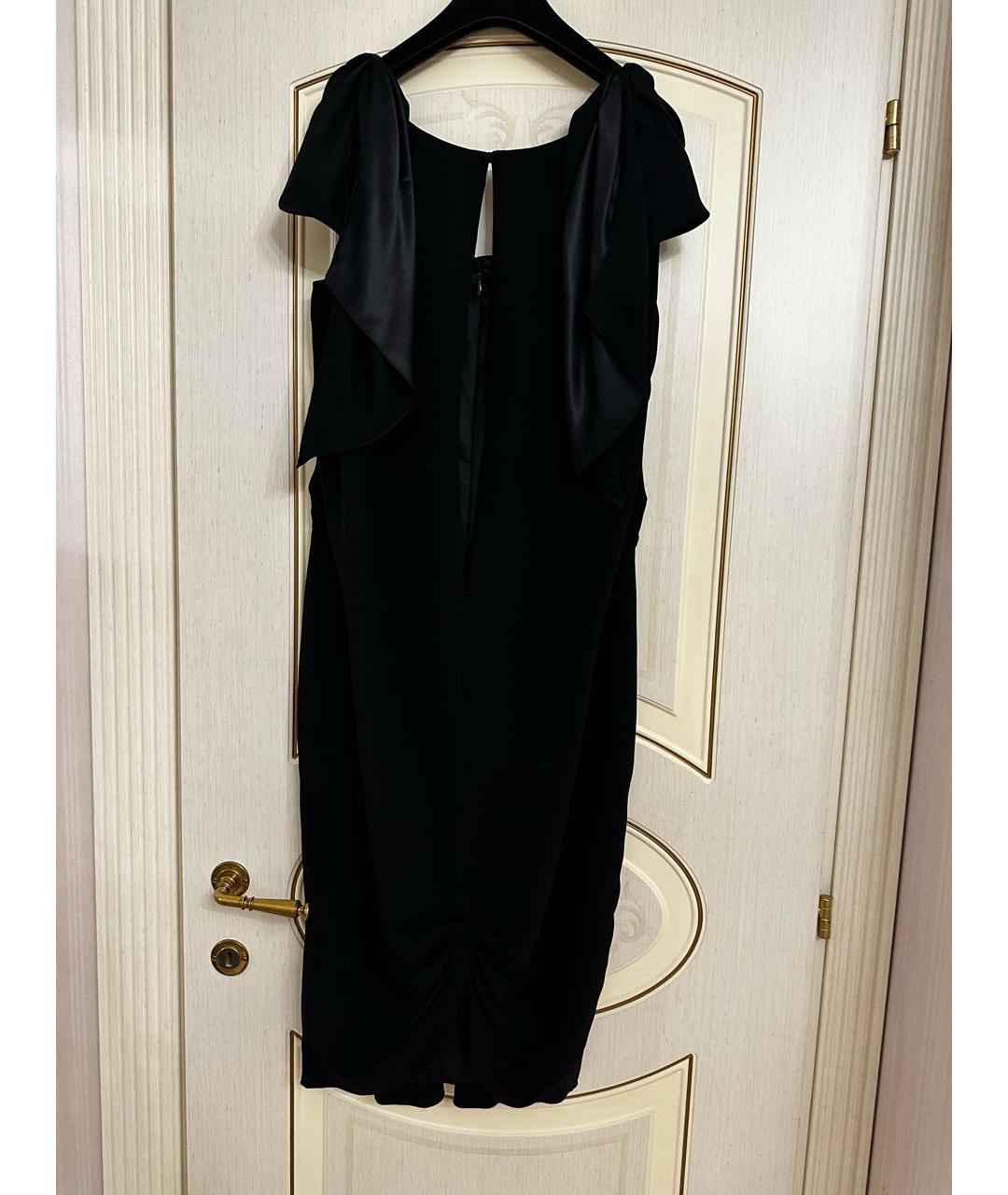 LOUIS VUITTON PRE-OWNED Черное креповое вечернее платье, фото 2
