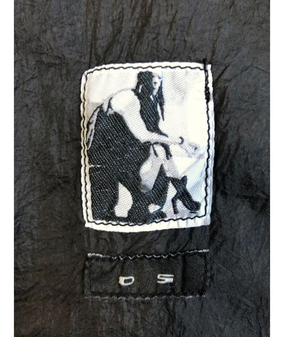RICK OWENS DRKSHDW Черная полиэстеровая куртка, фото 6