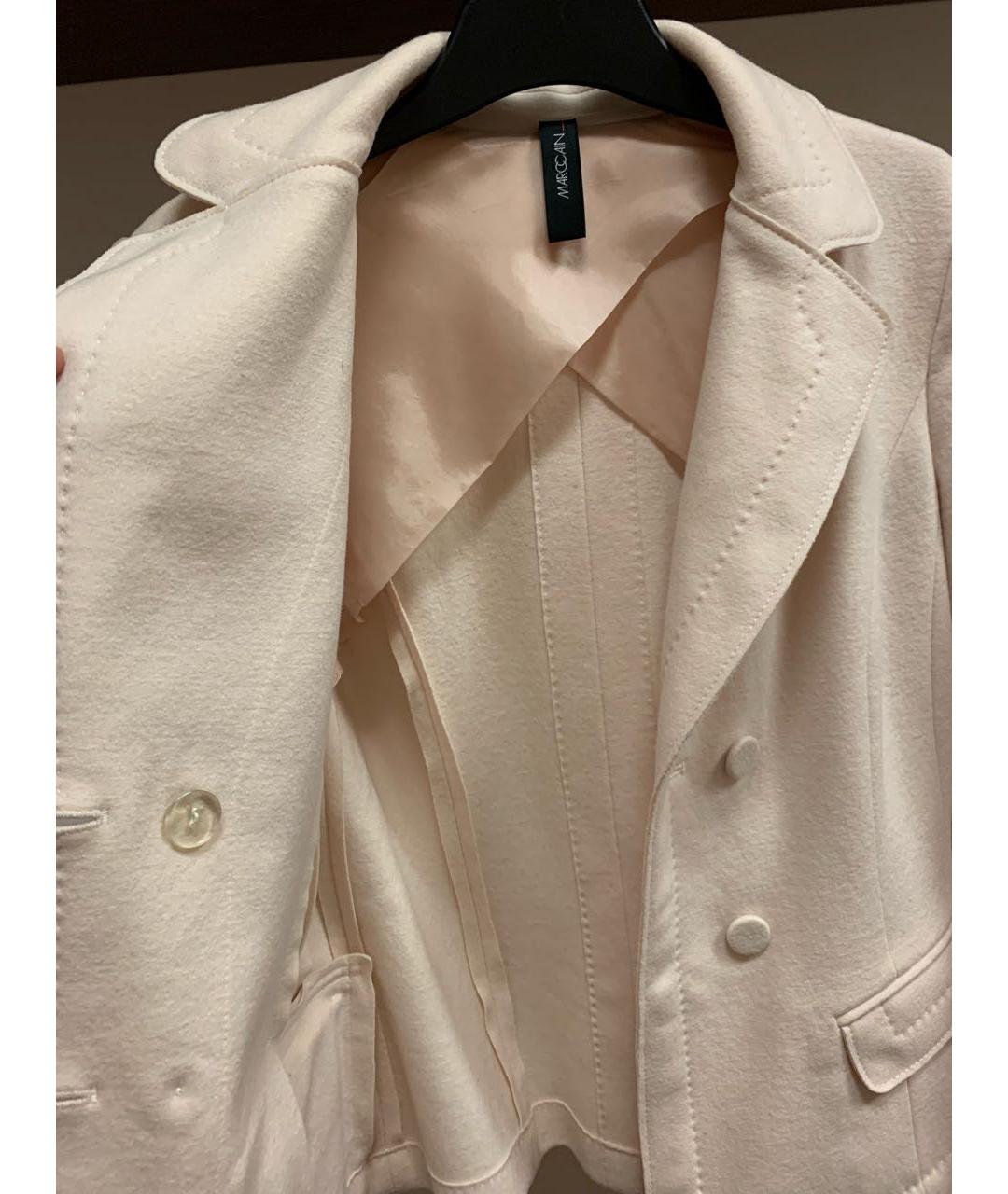 MARC CAIN Розовый шерстяной жакет/пиджак, фото 2
