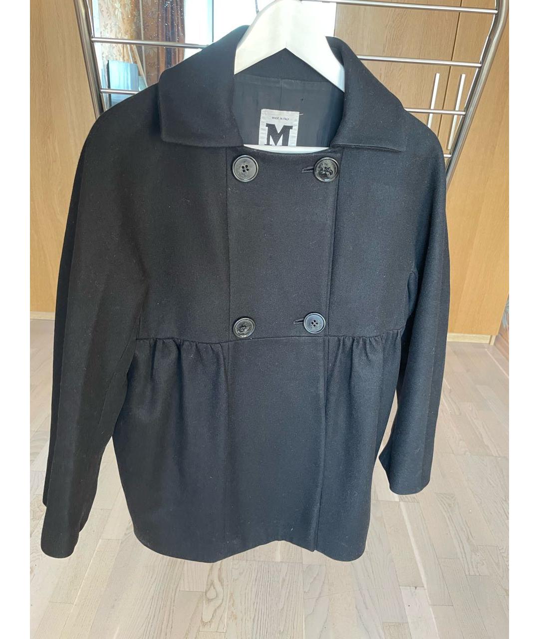 M MISSONI Черное шерстяное пальто, фото 3