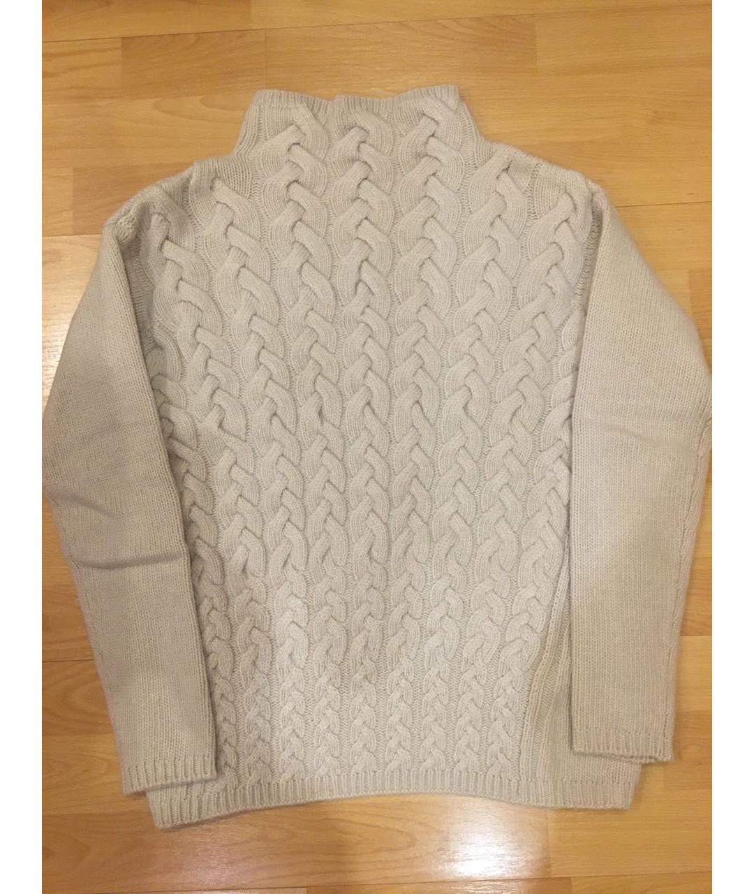 'S MAX MARA Серый кашемировый джемпер / свитер, фото 5