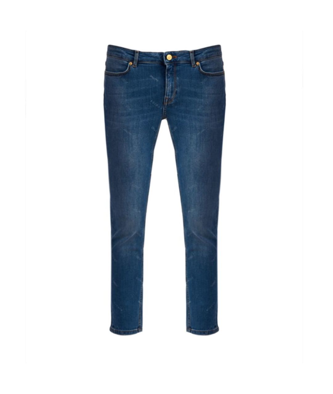 ESCADA Синие хлопко-эластановые джинсы слим, фото 1