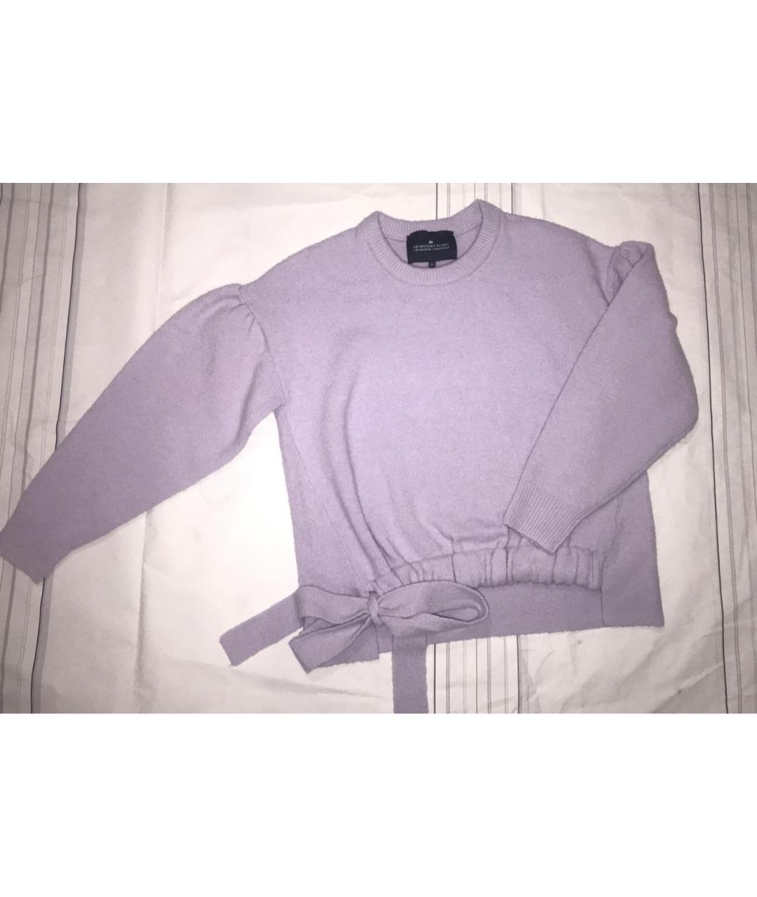 DESIGNERS REMIX Фиолетовый шерстяной джемпер / свитер, фото 5