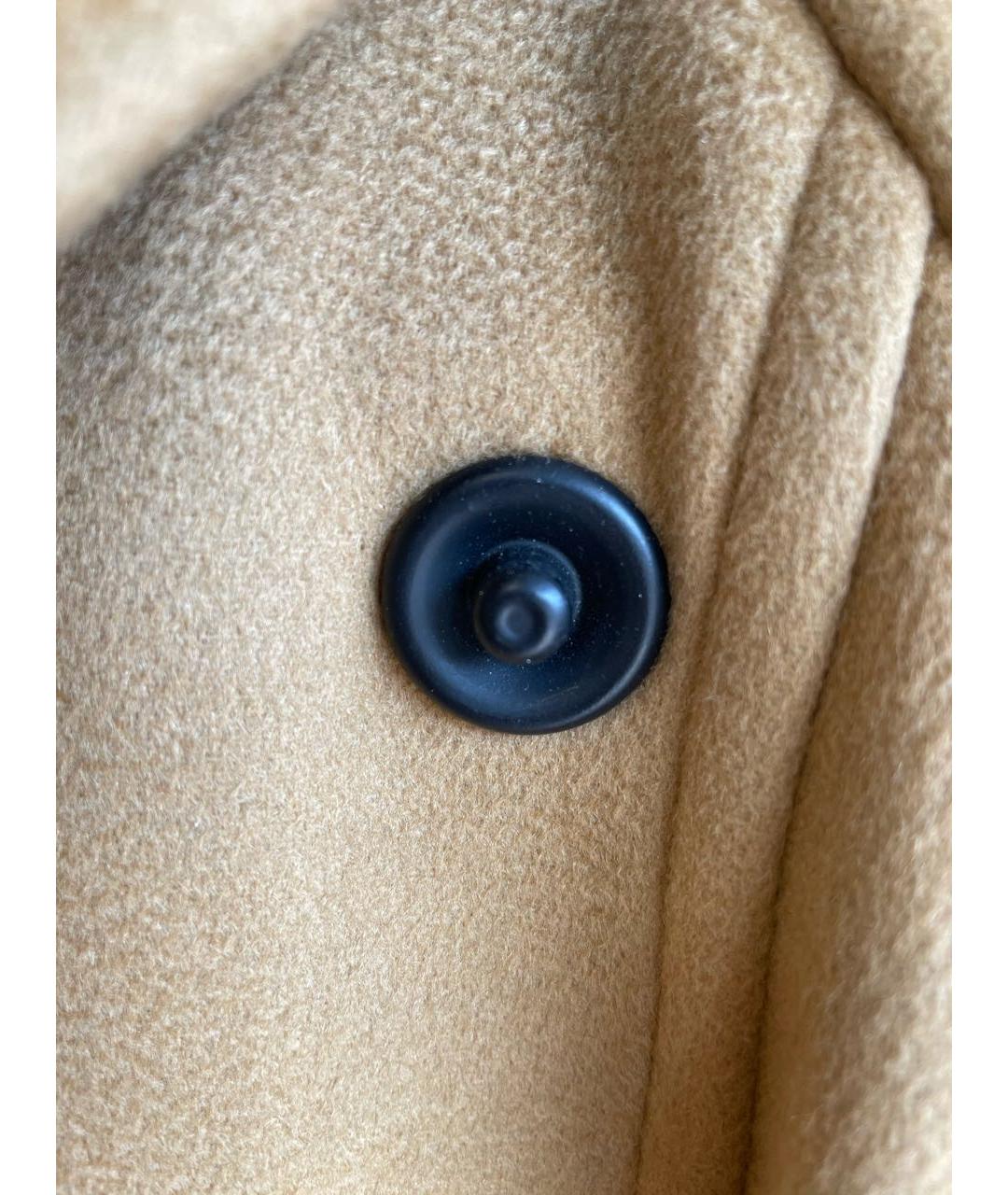 BURBERRY Горчичное кашемировое пальто, фото 4