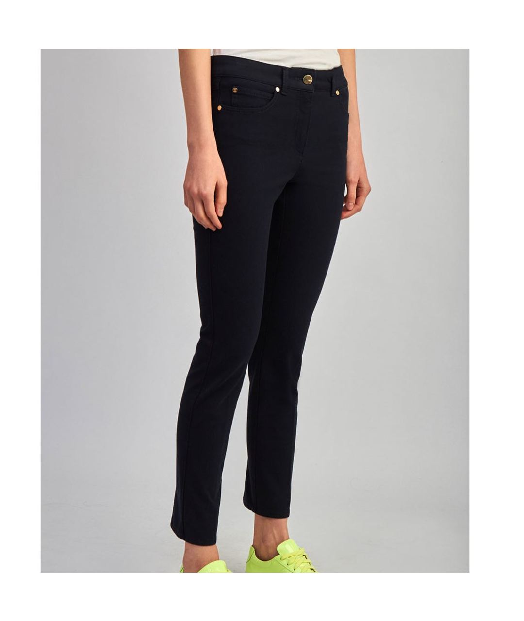 ESCADA Черные хлопко-эластановые джинсы слим, фото 2