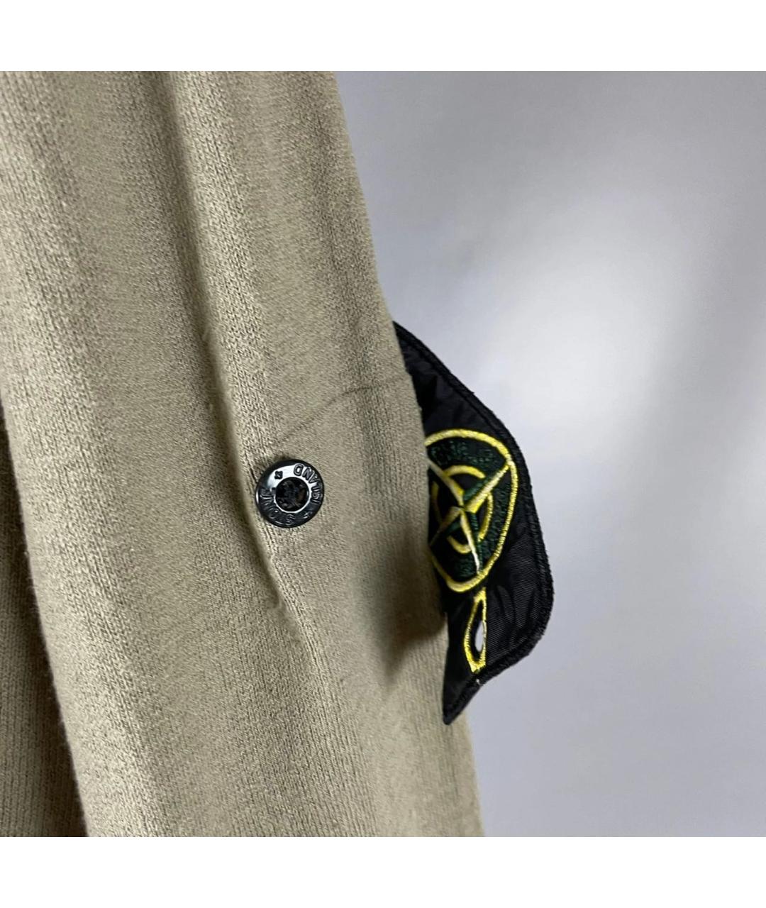 STONE ISLAND Хаки хлопковый джемпер / свитер, фото 6
