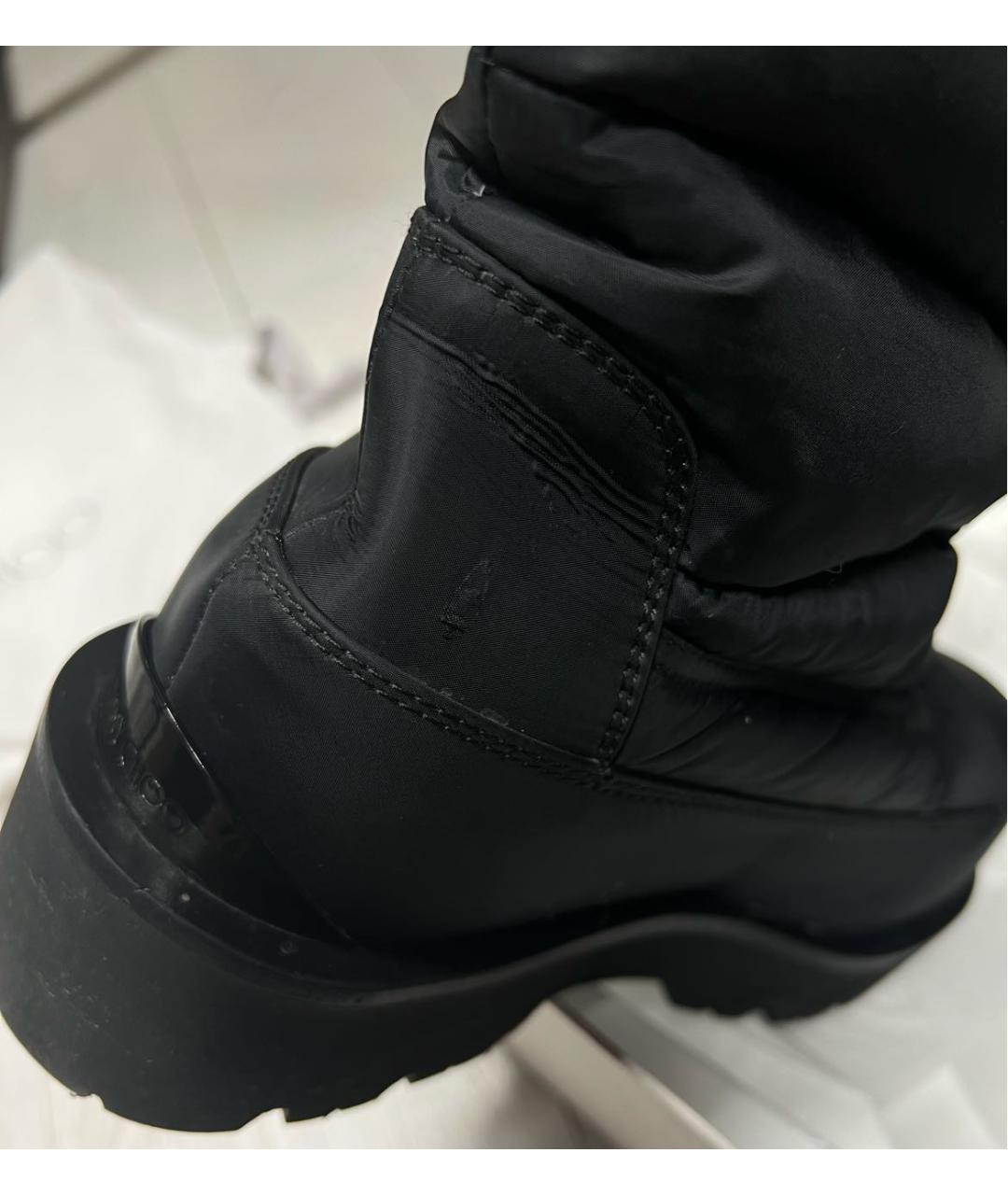 JIMMY CHOO Черные текстильные ботинки, фото 7