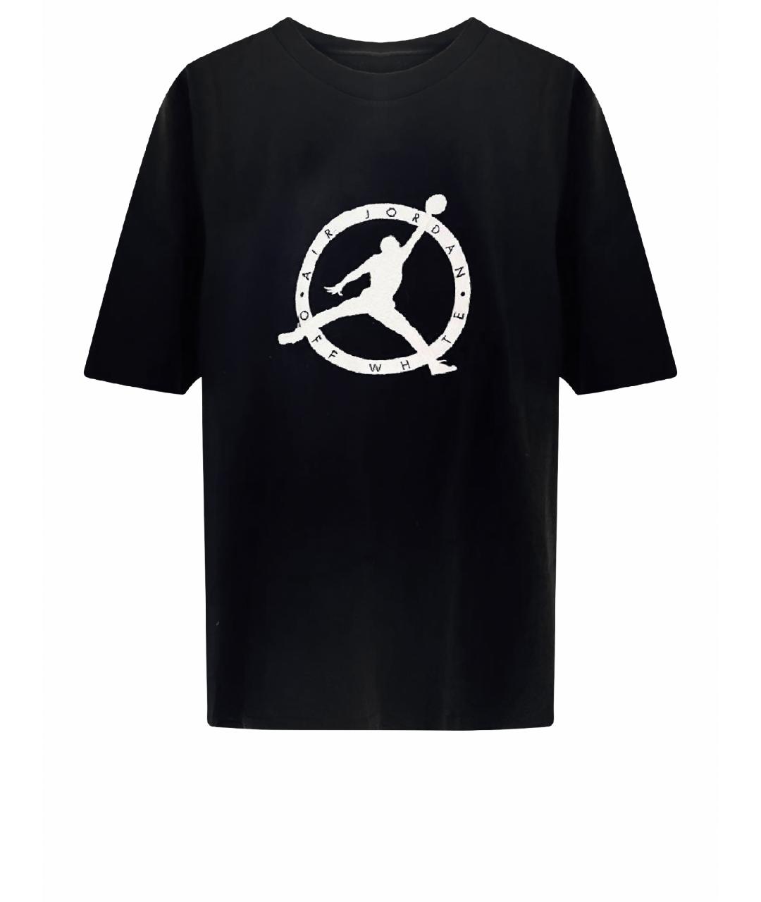 NIKE X OFF-WHITE Черная хлопковая футболка, фото 1