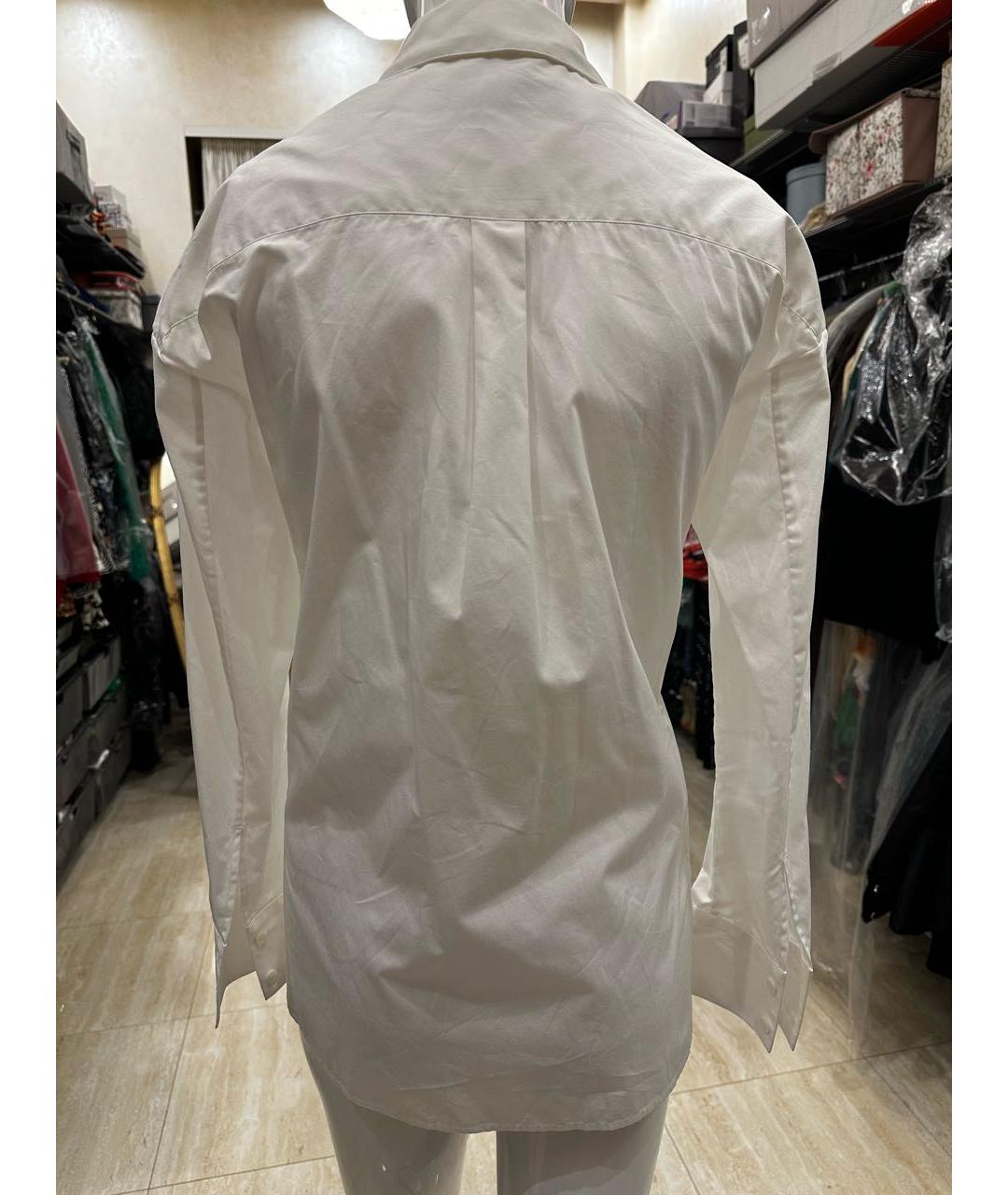 AALTO Белая хлопковая рубашка, фото 2