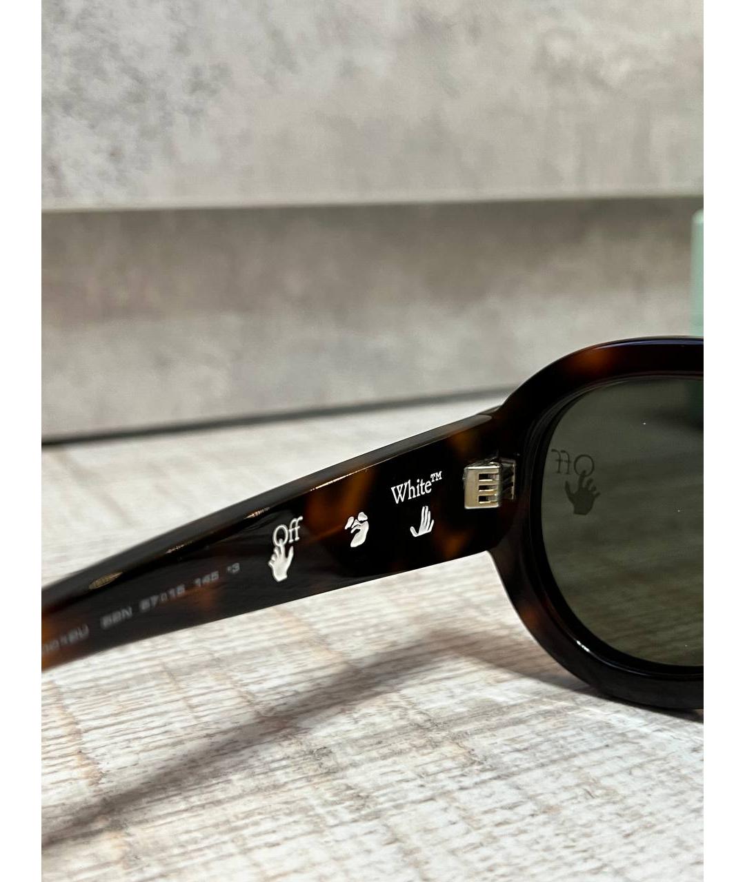 OFF-WHITE Черные солнцезащитные очки, фото 3