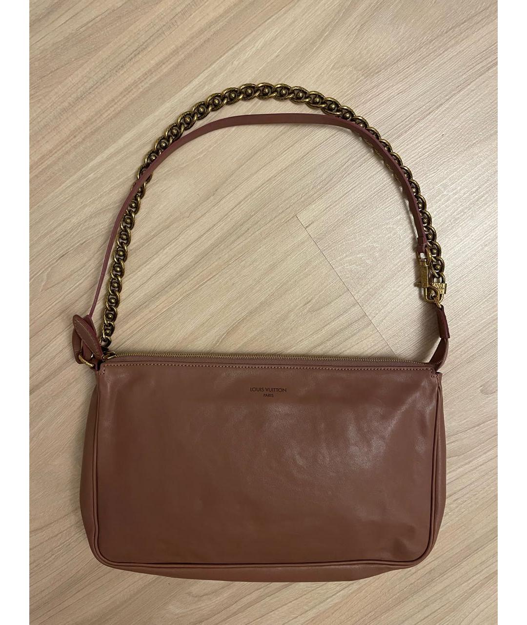 LOUIS VUITTON Кожаная сумка через плечо, фото 8