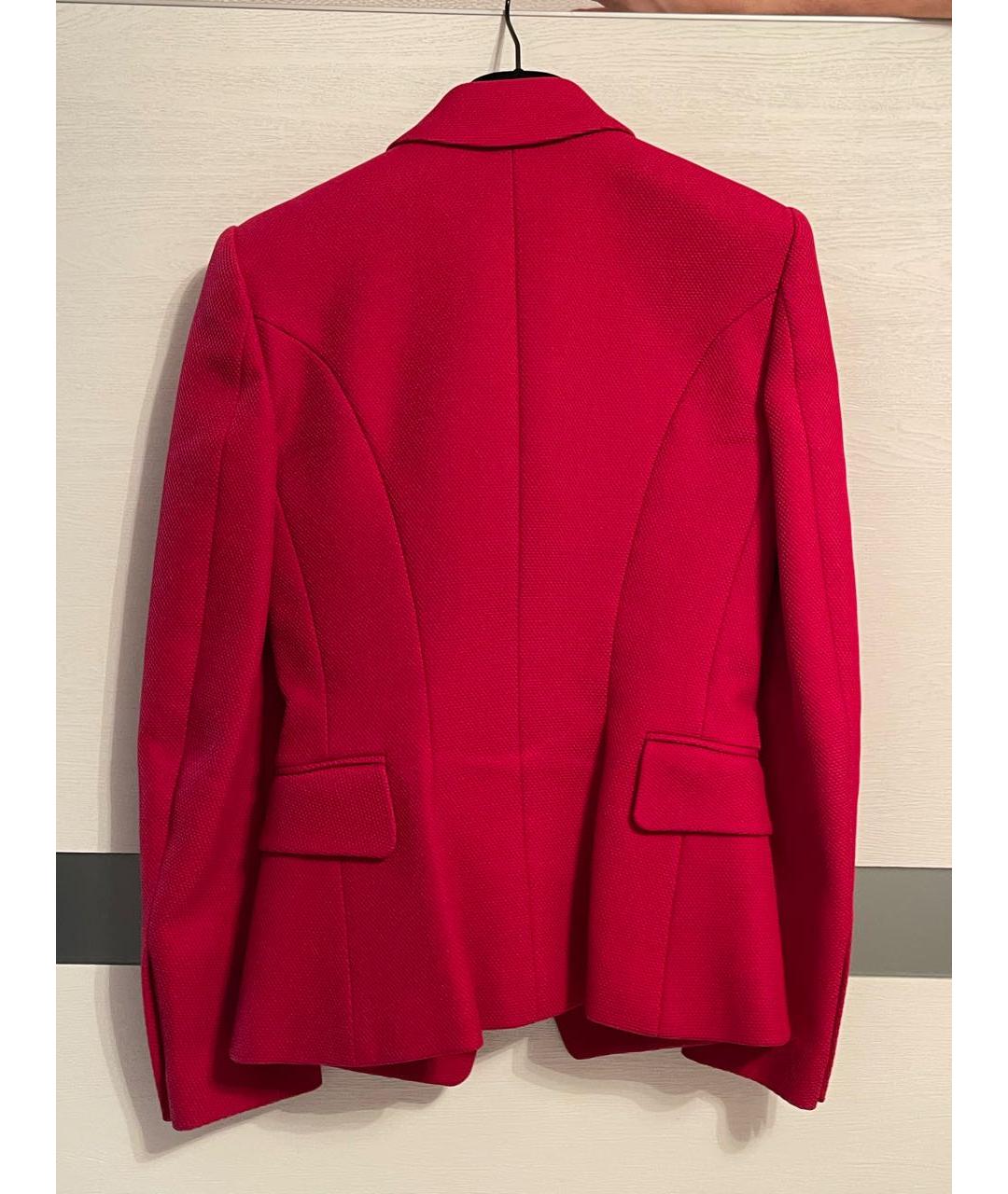 BALMAIN Красный креповый жакет/пиджак, фото 6