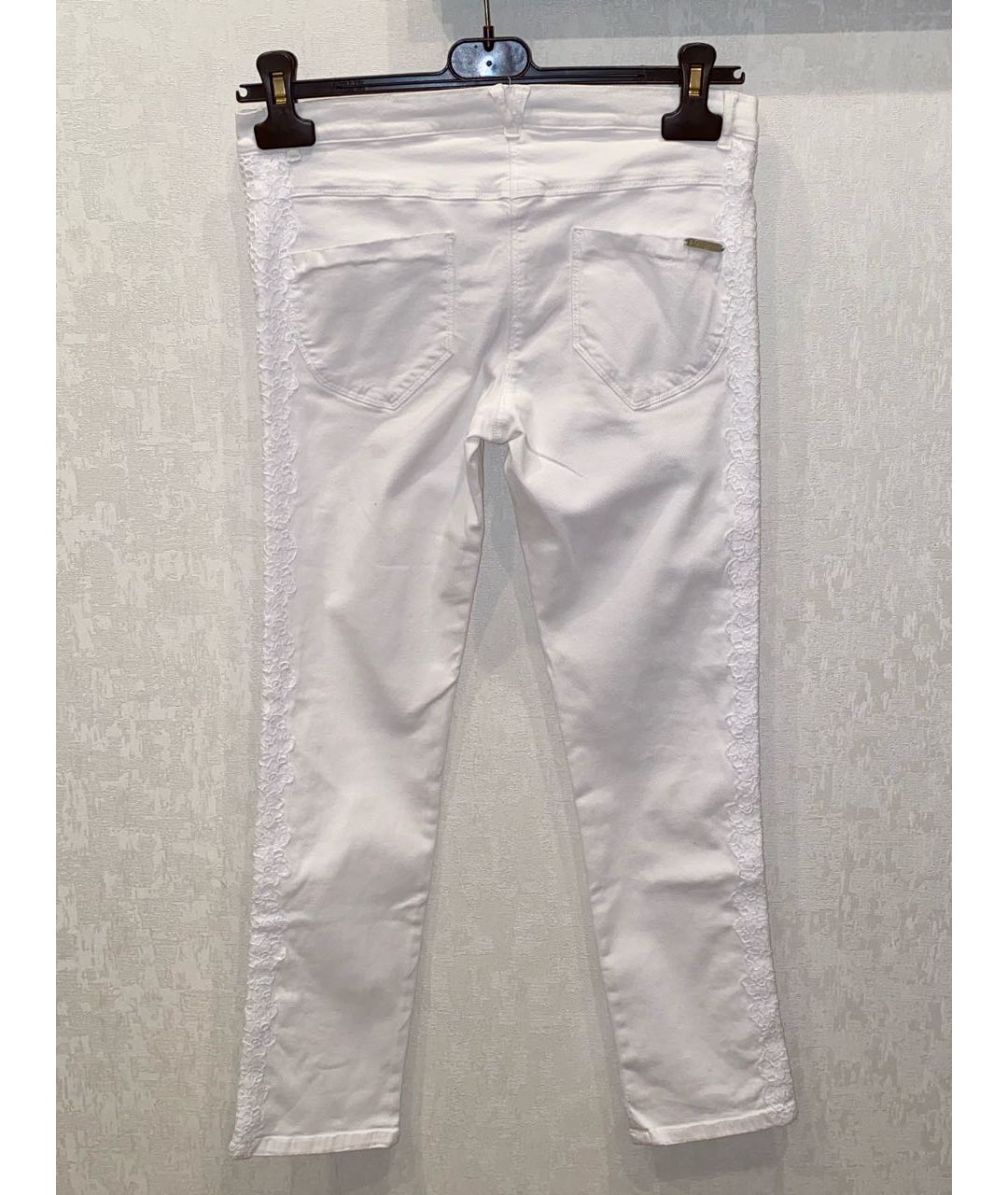 ERMANNO SCERVINO Белые хлопковые брюки и шорты, фото 2
