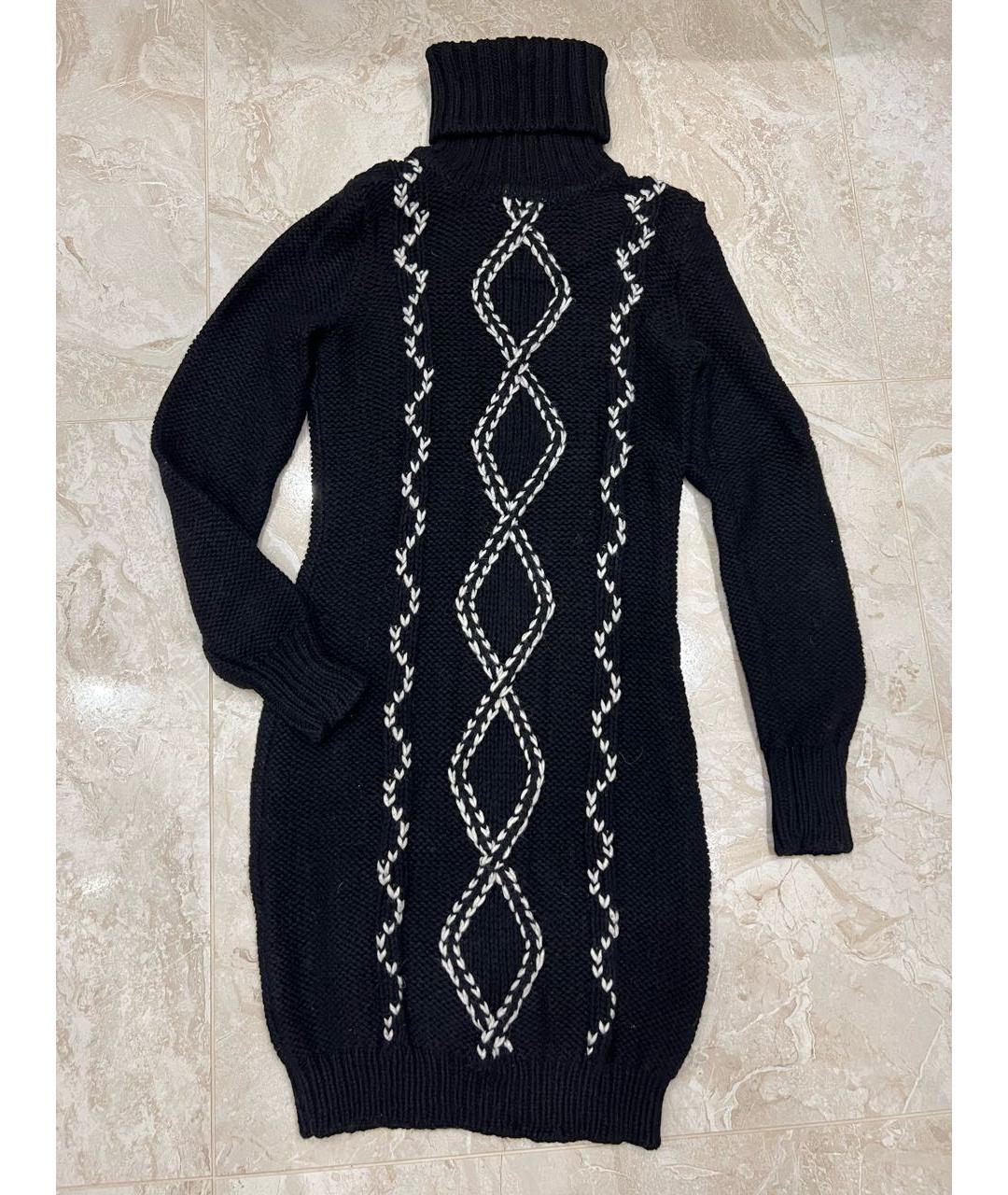 MAX MARA Мульти шерстяное повседневное платье, фото 2