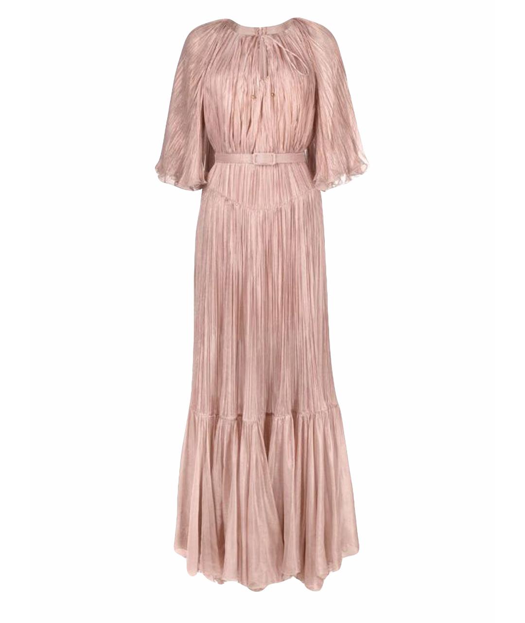 MARIA LUCIA HOHAN Розовое шифоновое вечернее платье, фото 1