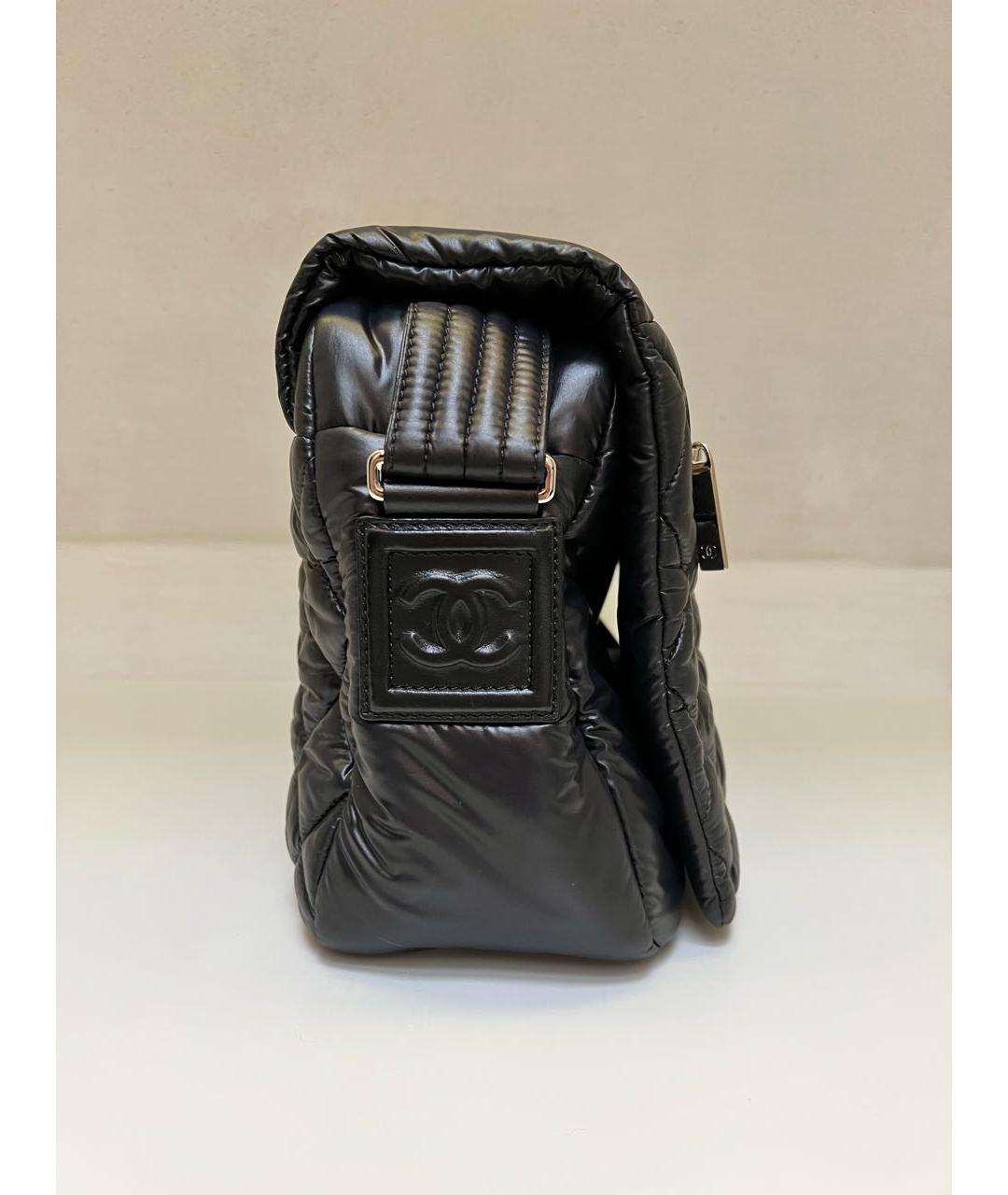 CHANEL PRE-OWNED Черная сумка через плечо, фото 3