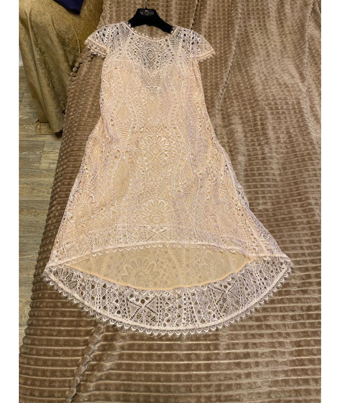 EMILIO PUCCI Бежевое вискозное вечернее платье, фото 3