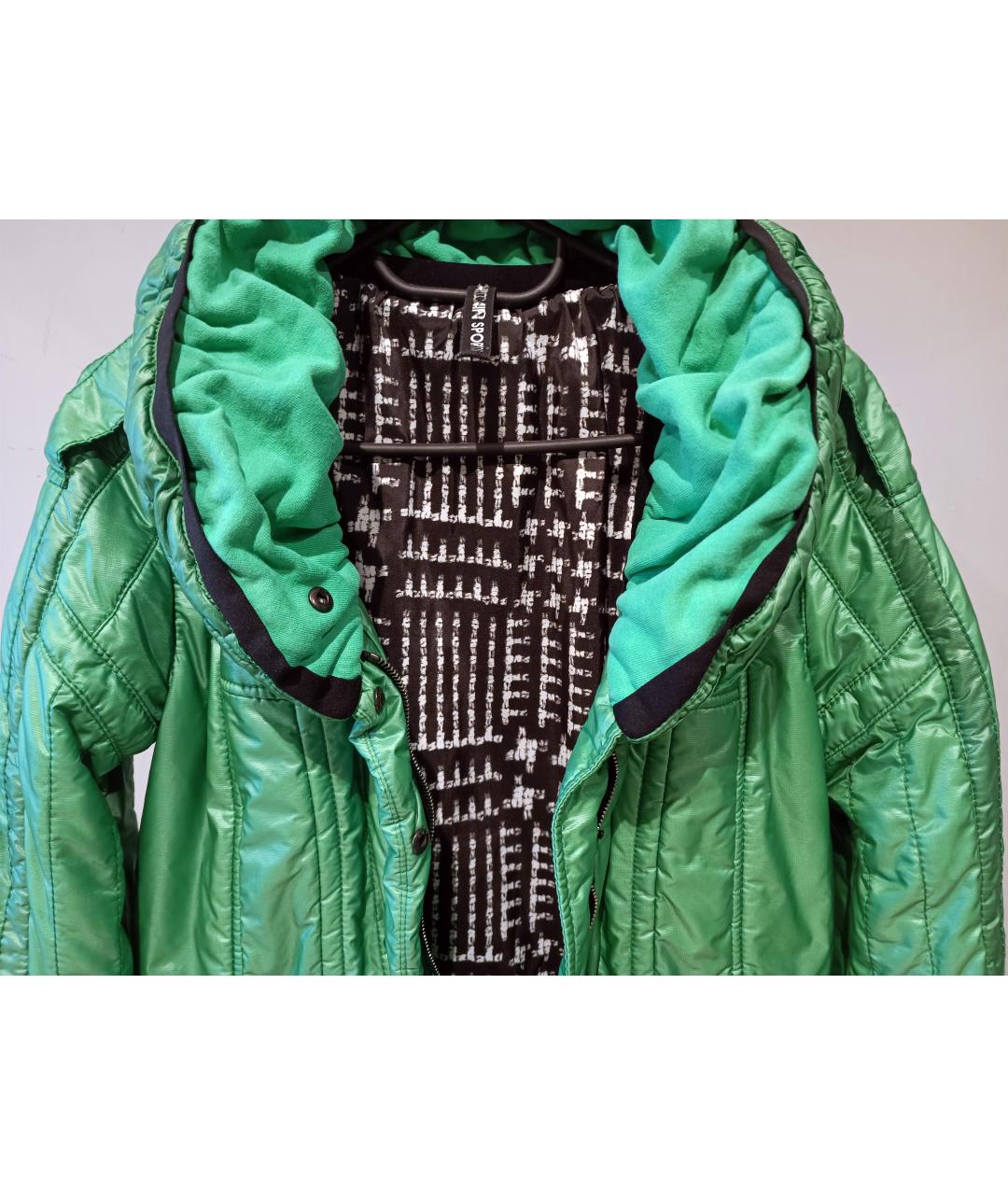 MARC CAIN Зеленая синтетическая куртка, фото 4