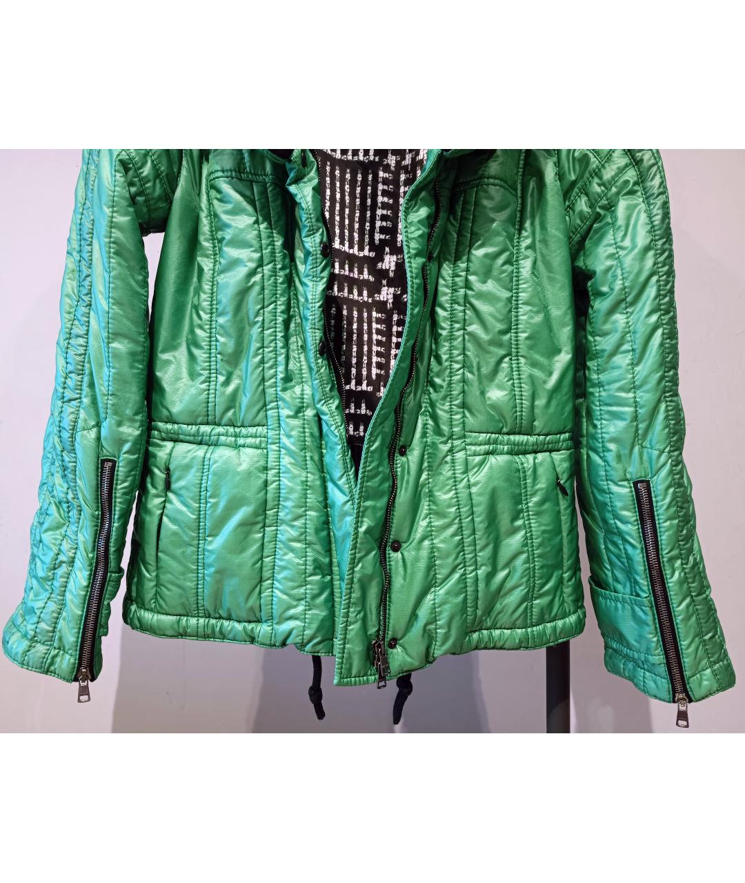 MARC CAIN Зеленая синтетическая куртка, фото 9