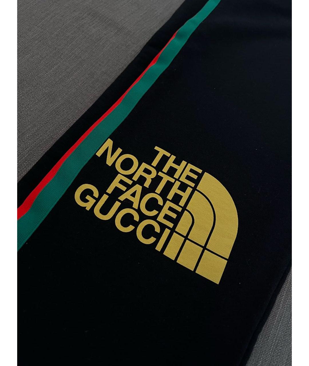 GUCCI Черные хлопковые повседневные брюки, фото 4