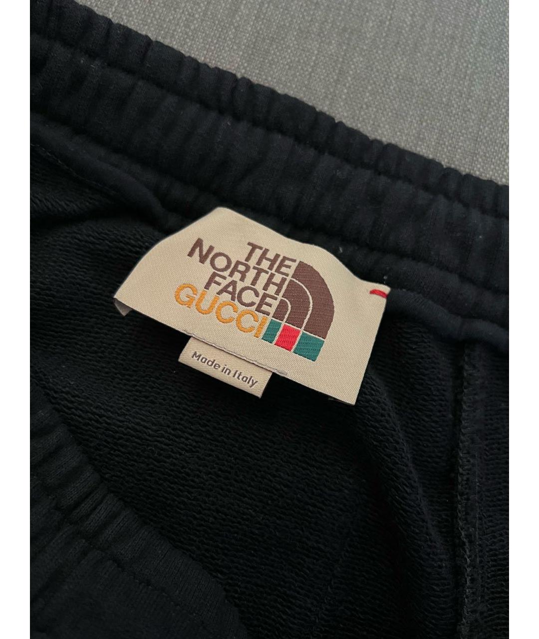 GUCCI Черные хлопковые повседневные брюки, фото 5