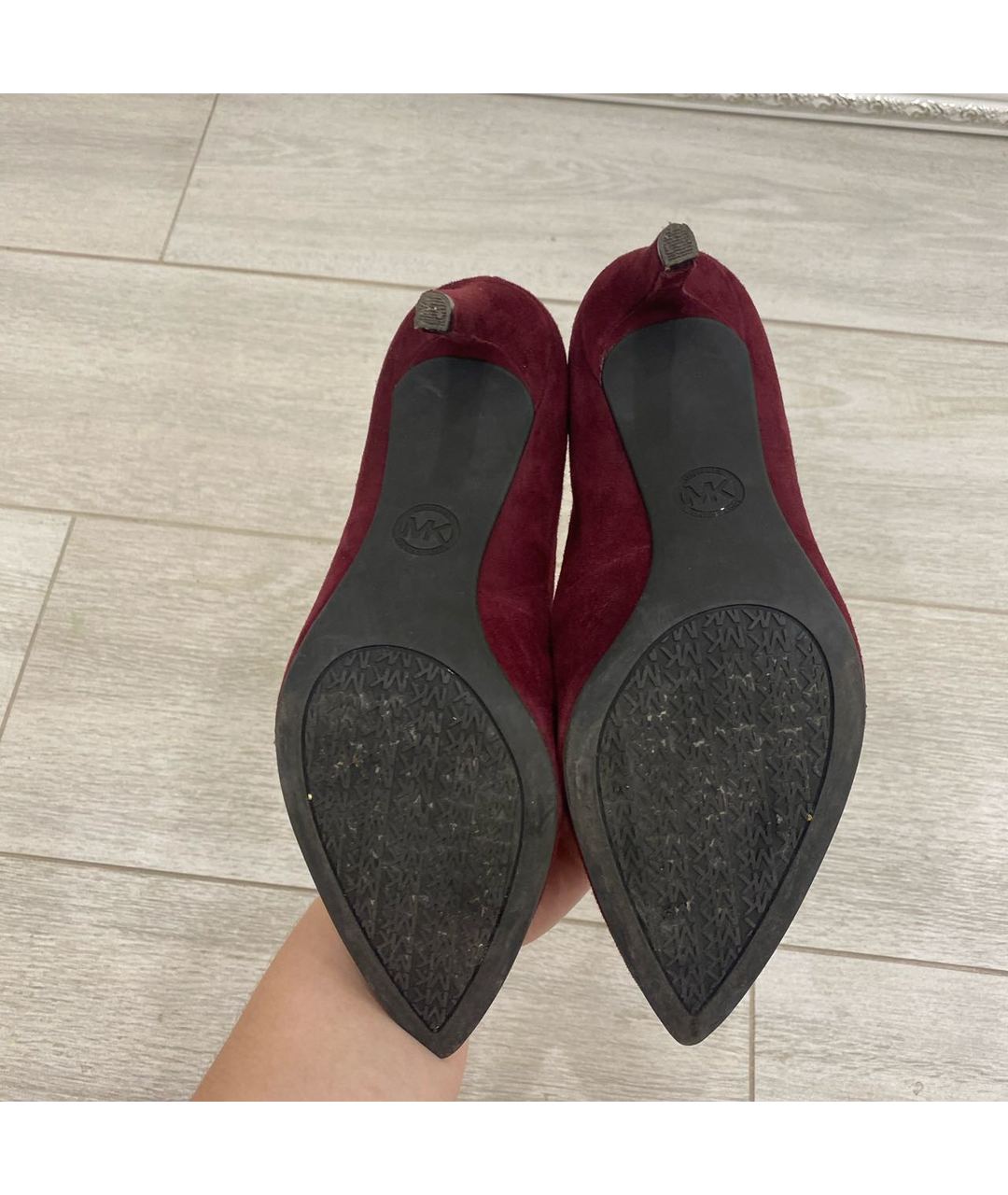 MICHAEL MICHAEL KORS Красные замшевые туфли, фото 6