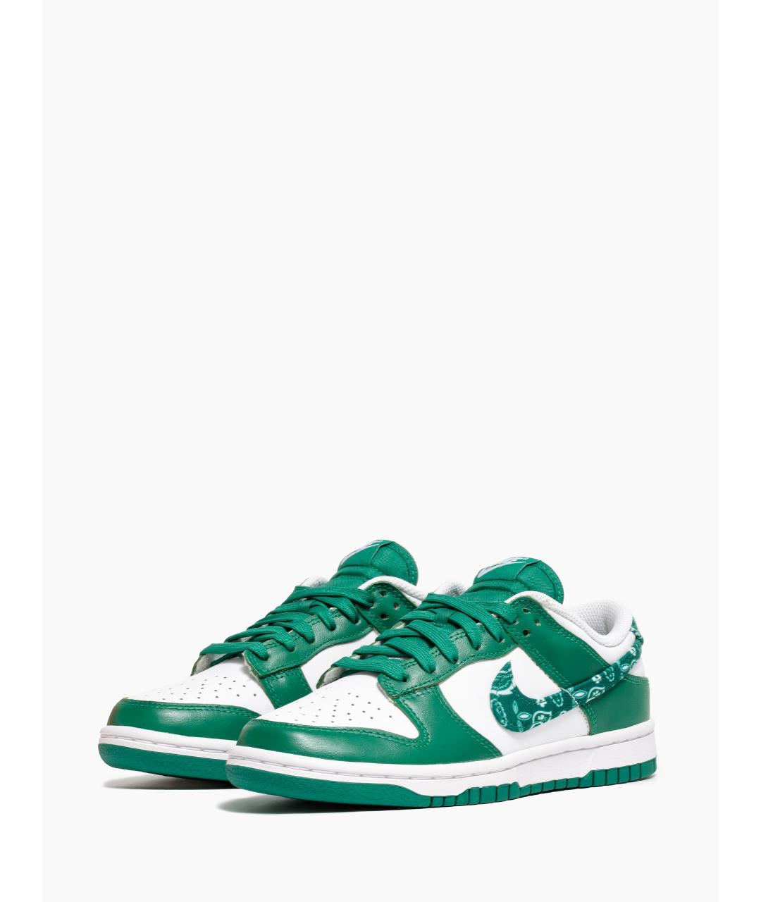 NIKE Зеленые кожаные кроссовки, фото 2
