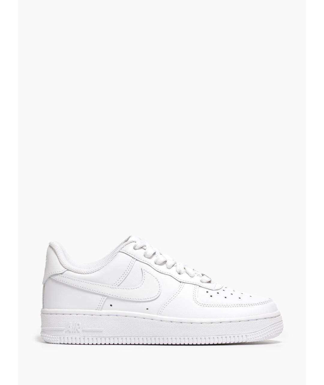 NIKE Белые кожаные кроссовки, фото 1