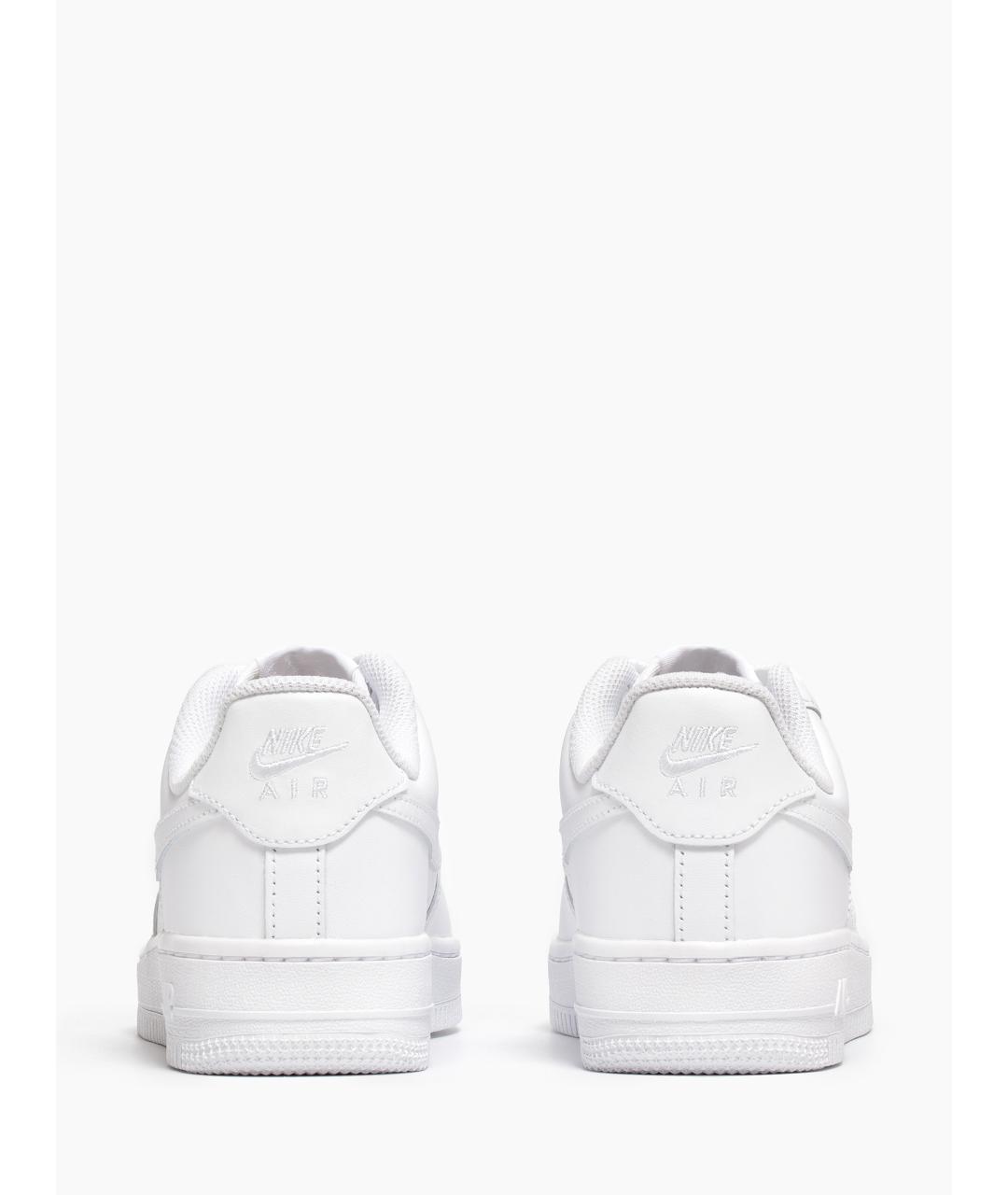 NIKE Белые кожаные кроссовки, фото 5
