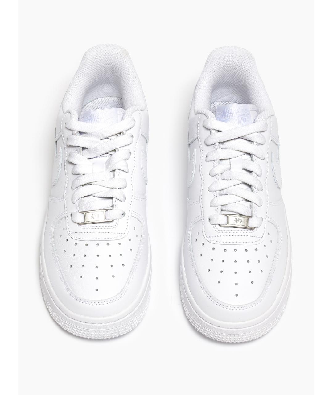 NIKE Белые кожаные кроссовки, фото 3