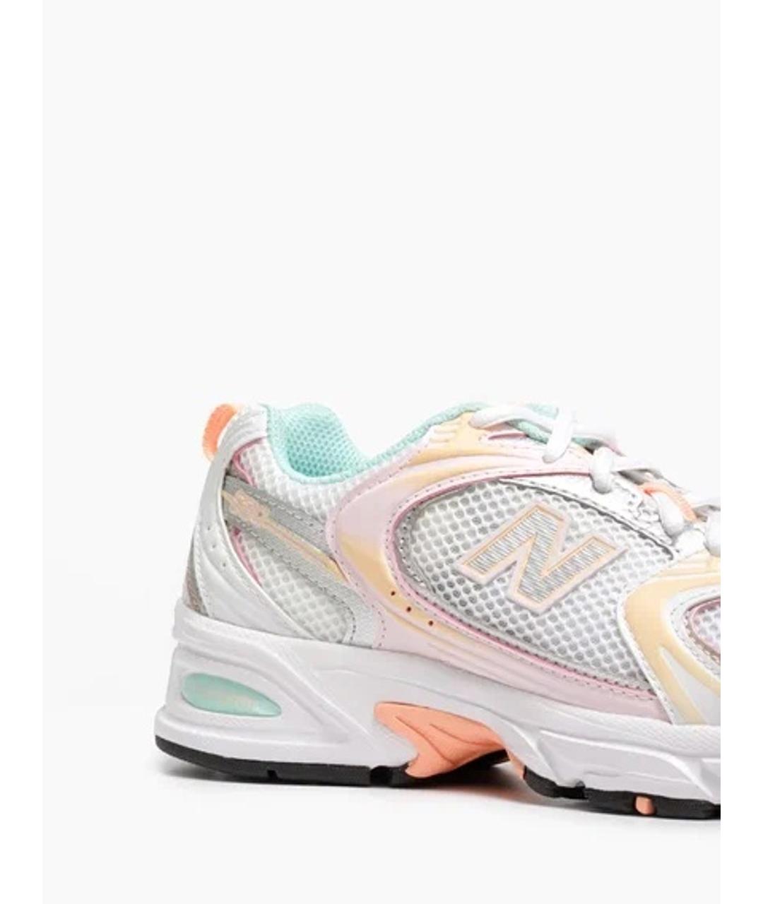 NEW BALANCE Белые текстильные кроссовки, фото 4