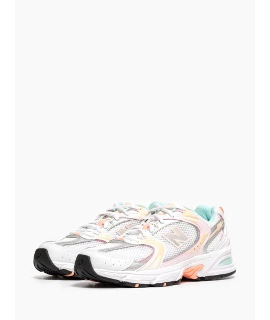 NEW BALANCE Белые текстильные кроссовки, фото 2