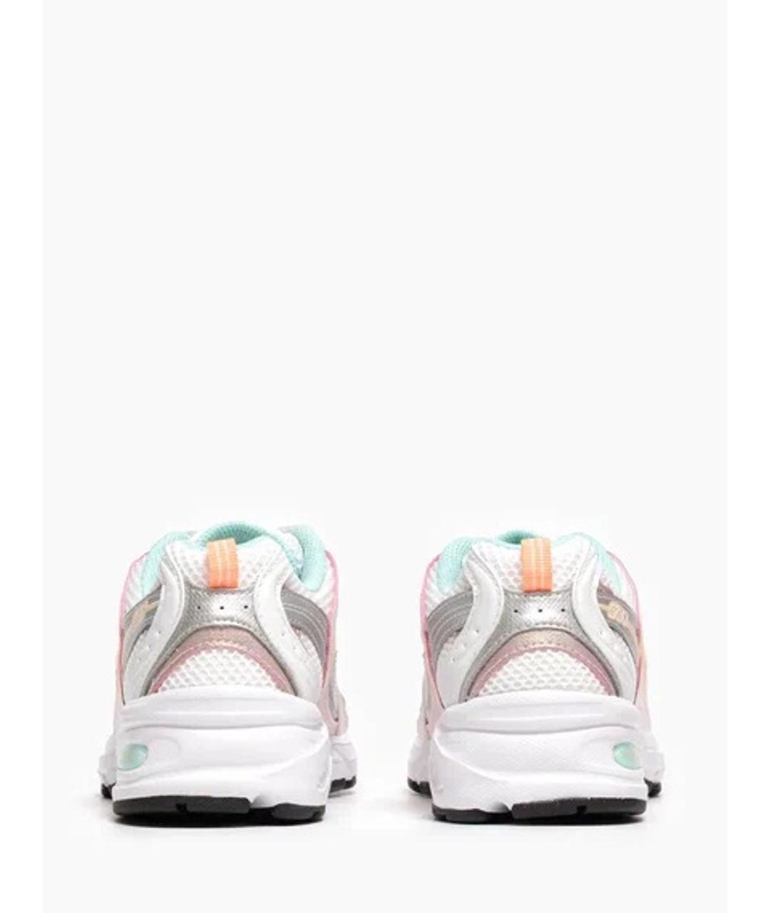 NEW BALANCE Белые текстильные кроссовки, фото 5