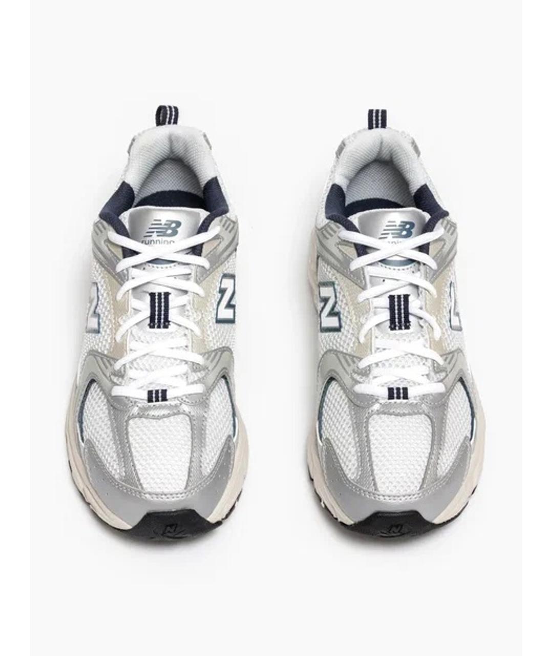 NEW BALANCE Серые текстильные кроссовки, фото 3