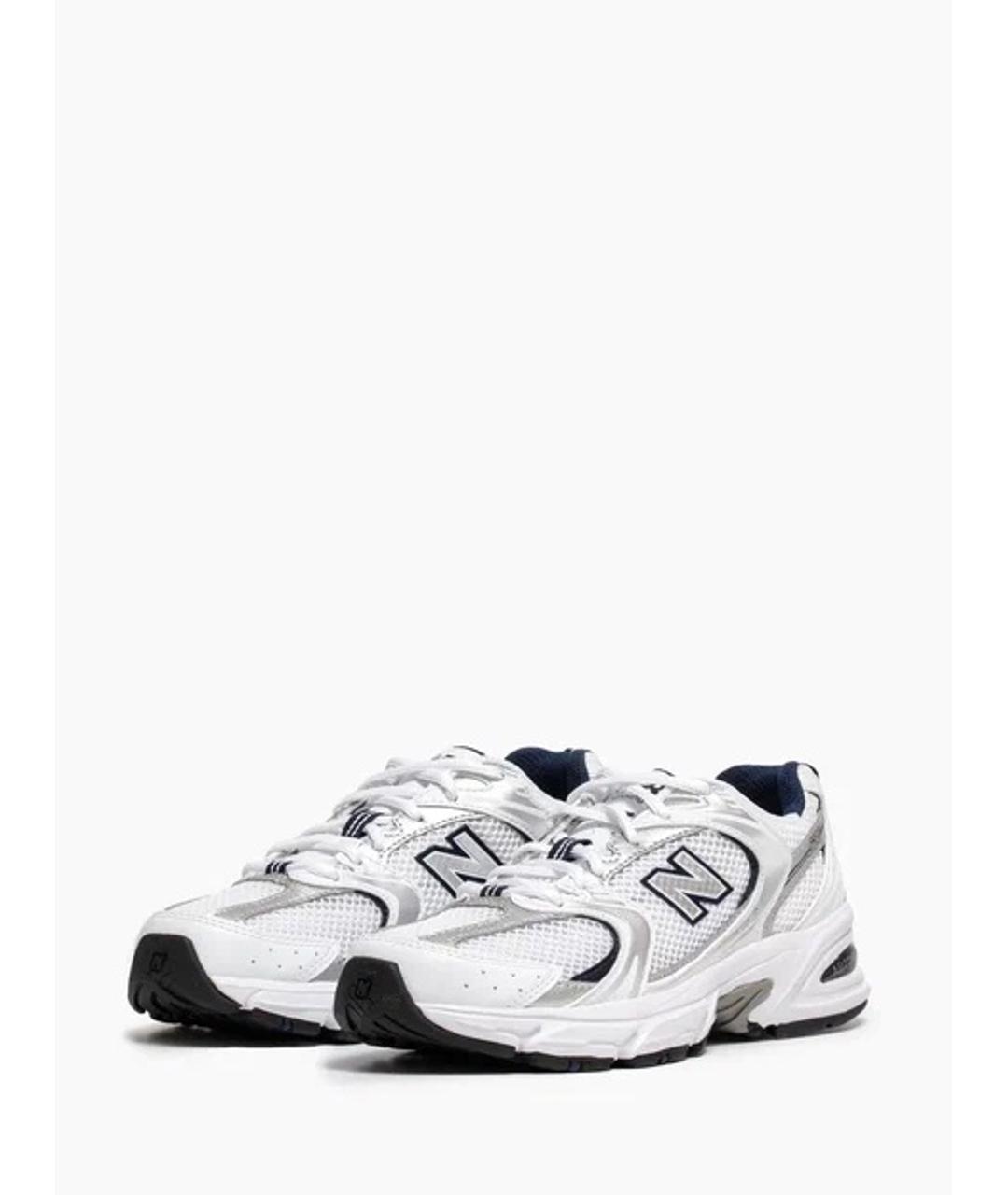 NEW BALANCE Белые текстильные кроссовки, фото 2