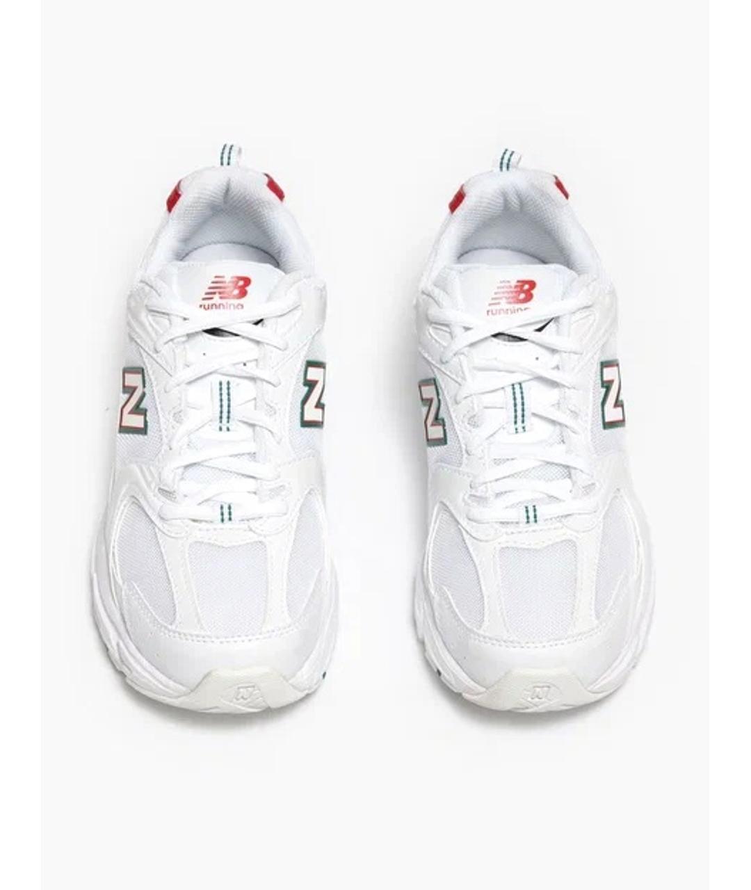 NEW BALANCE Красные текстильные кроссовки, фото 3