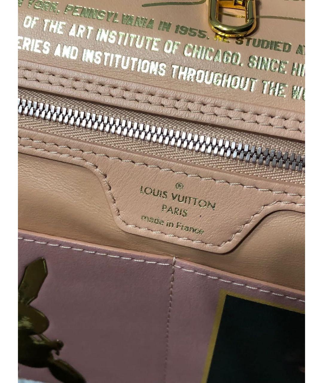 LOUIS VUITTON Кожаная сумка тоут, фото 6