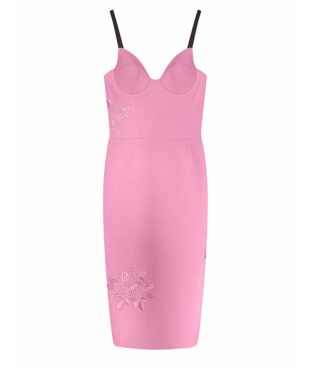 BOHEMIQUE Розовое коктейльное платье, фото 1