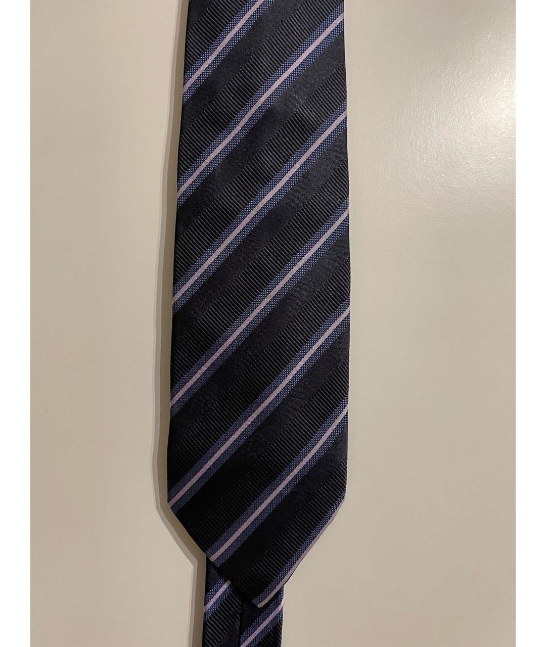 CORNELIANI Синий шелковый галстук, фото 2