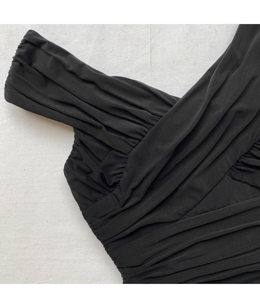 SELF-PORTRAIT Черное полиэстеровое вечернее платье, фото 4