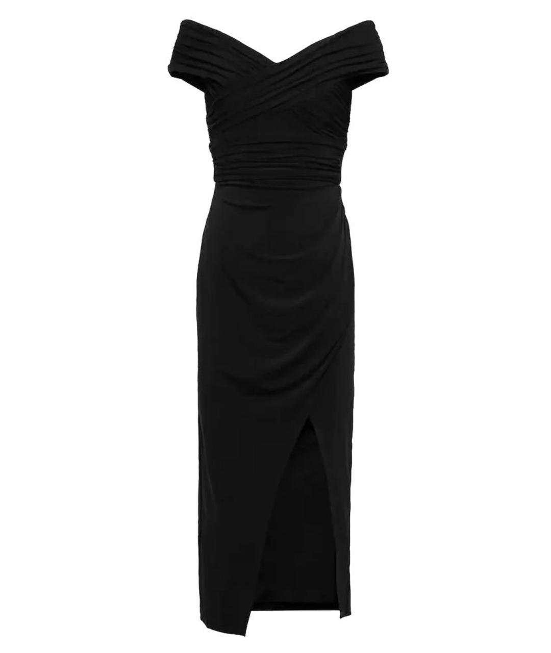 SELF-PORTRAIT Черное полиэстеровое вечернее платье, фото 7