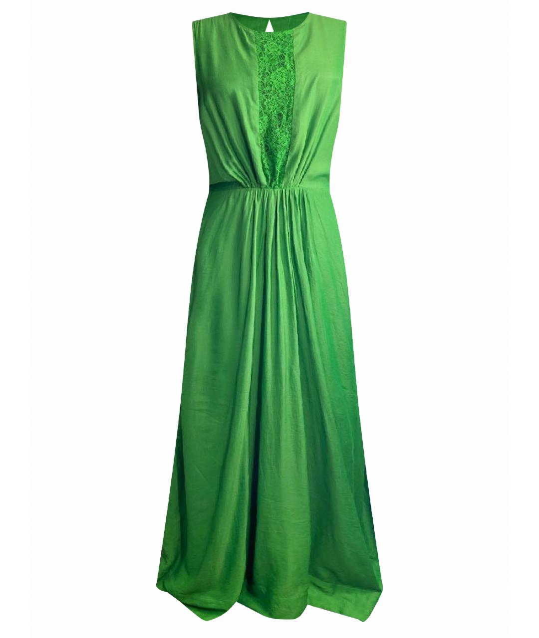 NO. 21 Зеленые вискозное вечернее платье, фото 1