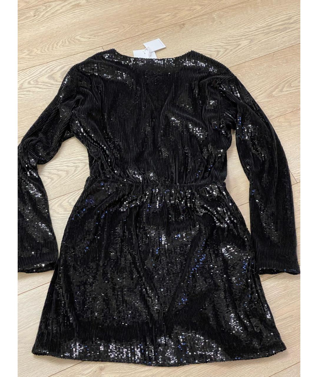 ANINE BING Черное полиэстеровое вечернее платье, фото 2