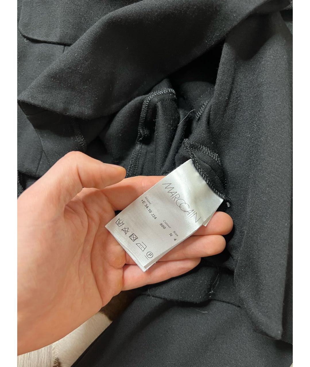 MARC CAIN Черный вискозный жакет/пиджак, фото 4
